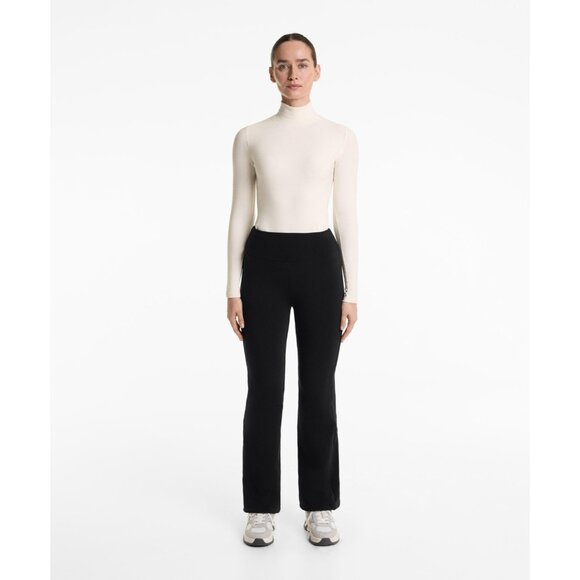 Oysho Womens Pants Small S Trouser Blue Fleece lined Thermal 2881/825 NWT - Picture 1 of 16